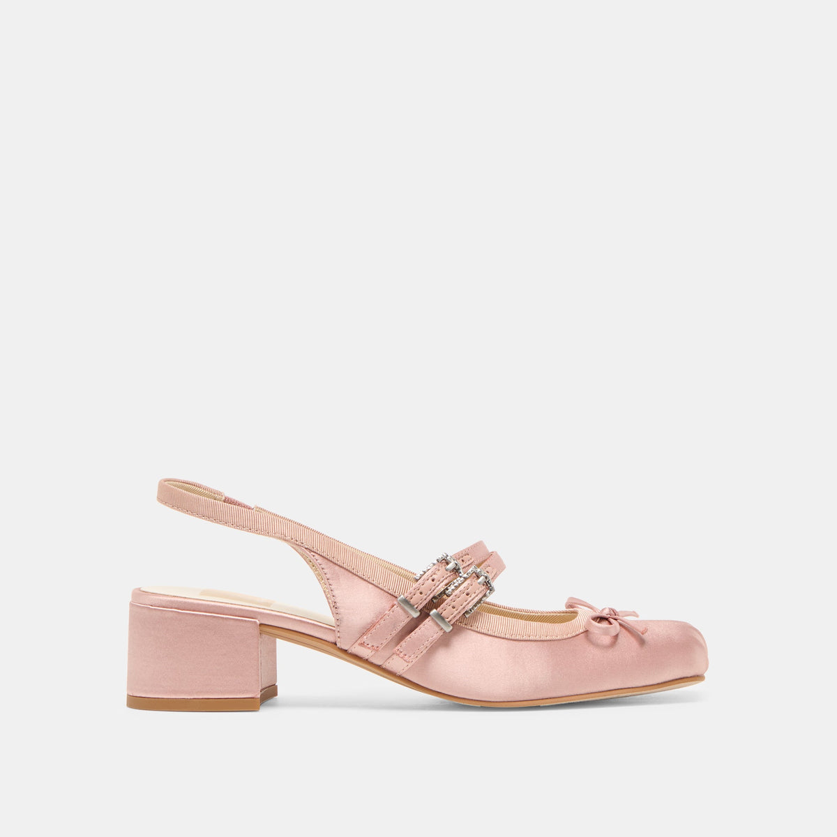 Dolce Vita SHOES Loris Blush Satin Heels