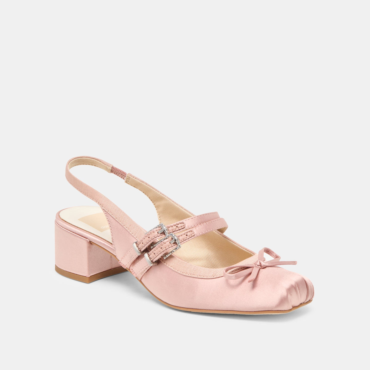 Dolce Vita SHOES Loris Blush Satin Heels