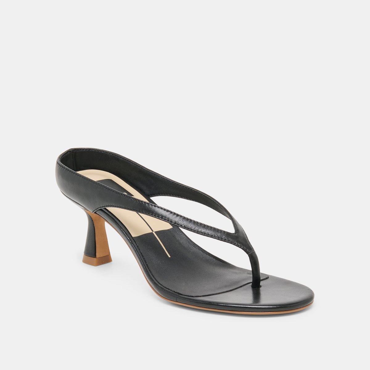 Dolce Vita SHOES Doreen Black Leather Heels