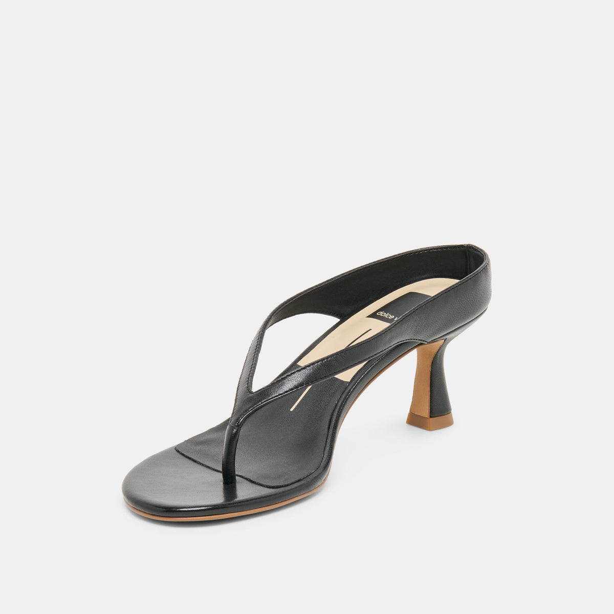 Dolce Vita SHOES Doreen Black Leather Heels