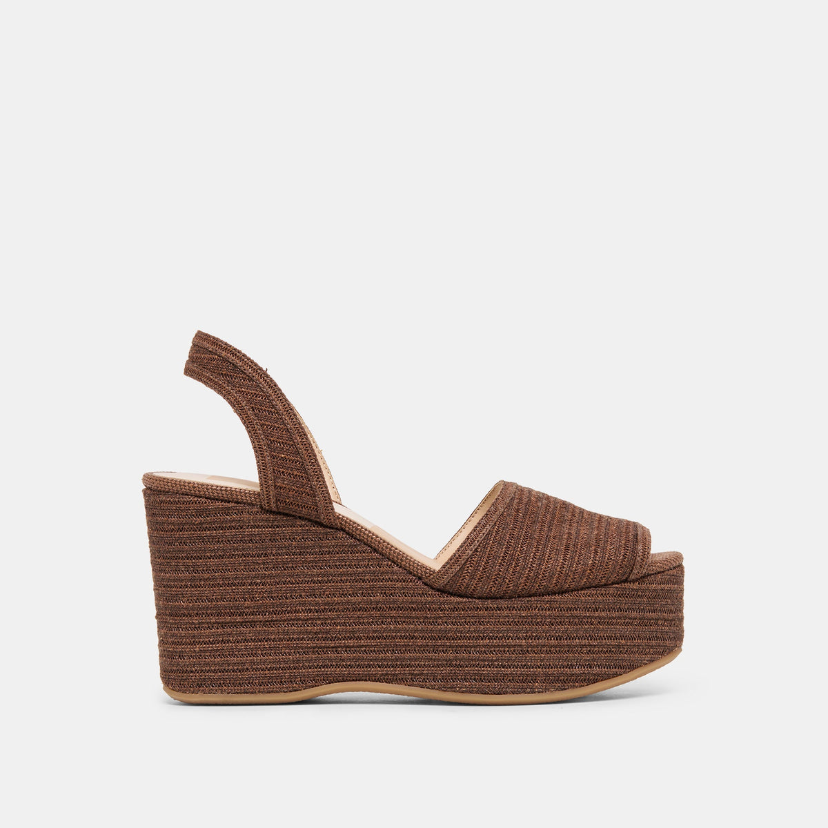 Dolce Vita SHOES Akera Cocoa Raffia Wedges
