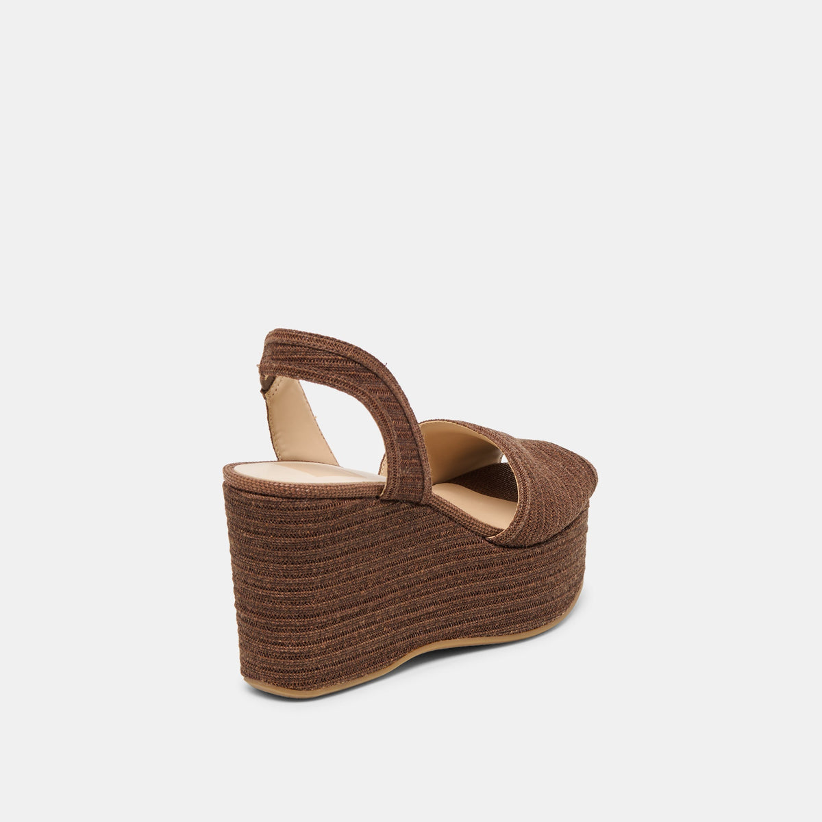 Dolce Vita SHOES Akera Cocoa Raffia Wedges