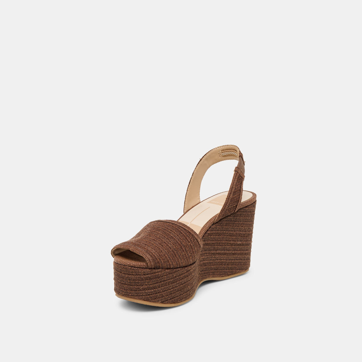 Dolce Vita SHOES Akera Cocoa Raffia Wedges