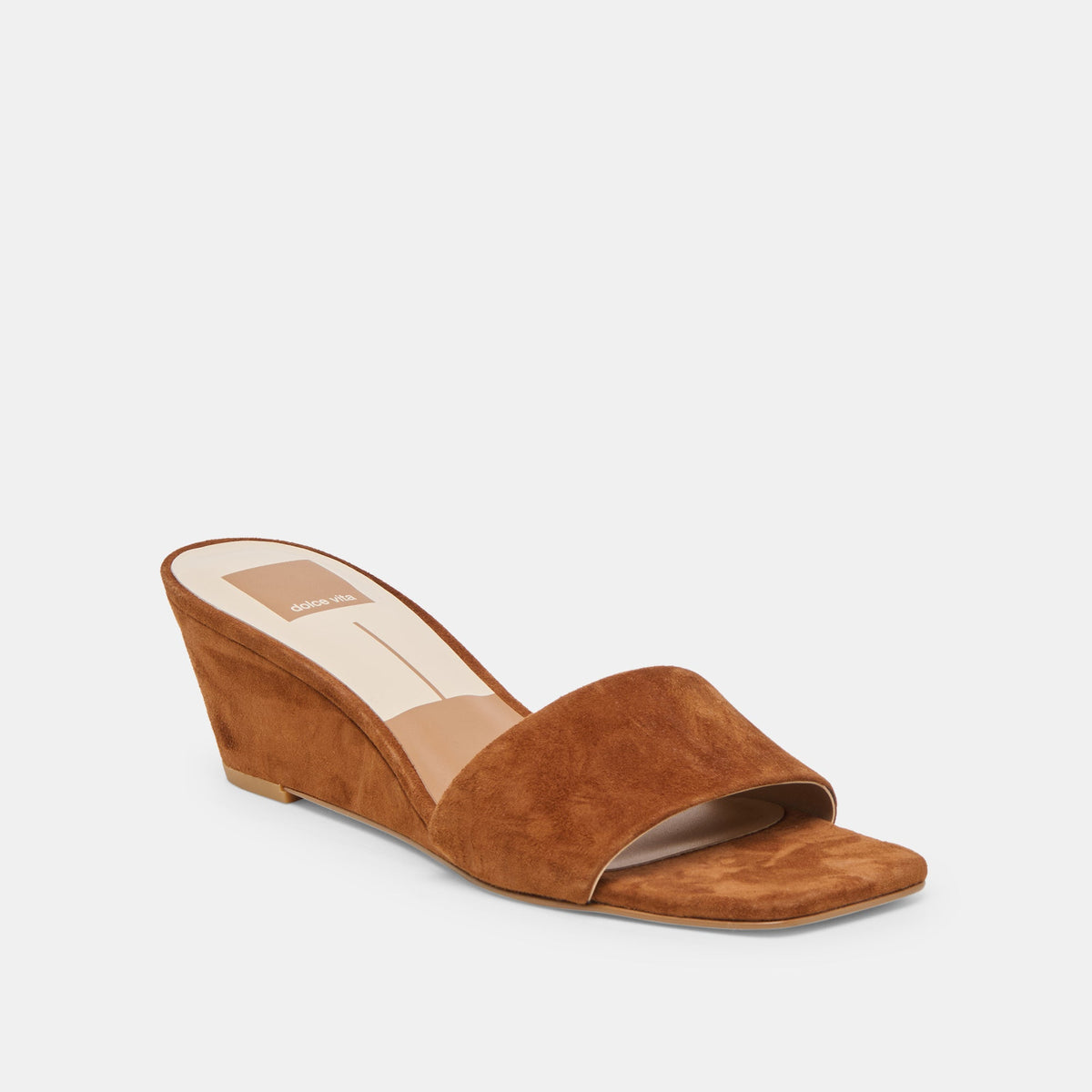 Dolce Vita SHOES Qaily Brown Suede Wedges