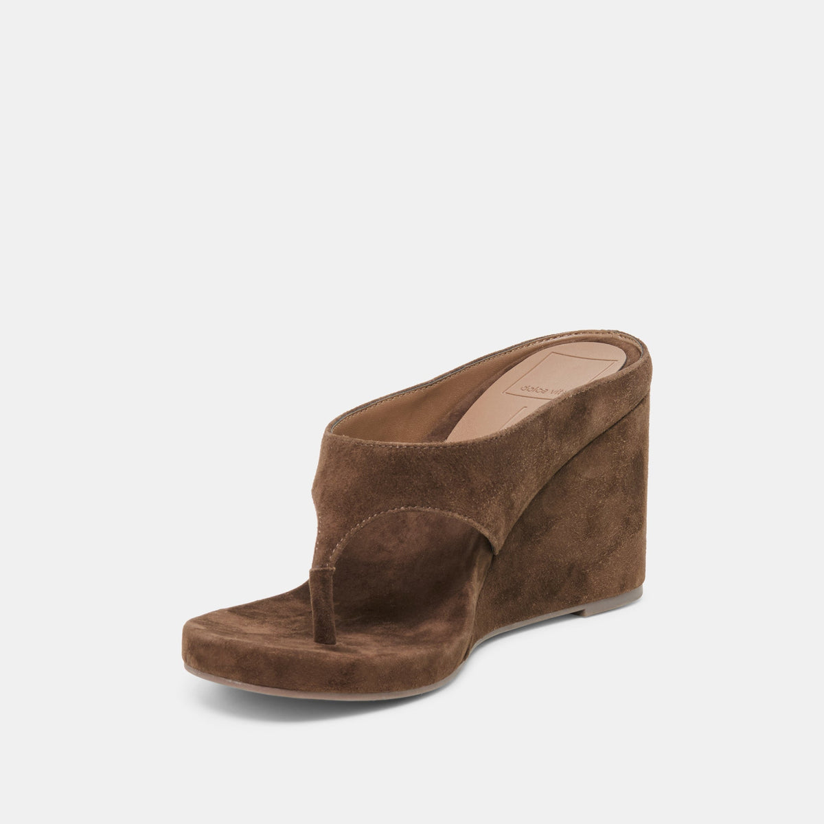 Dolce Vita SHOES Hinna Dk Brown Suede Wedges