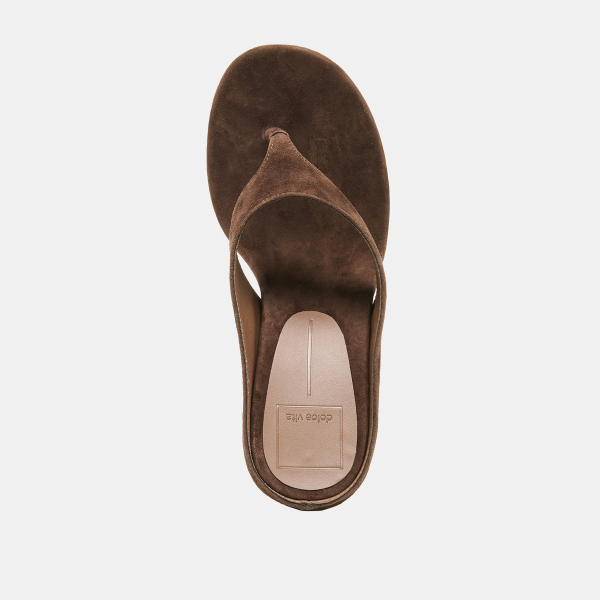Dolce Vita SHOES Hinna Dk Brown Suede Wedges