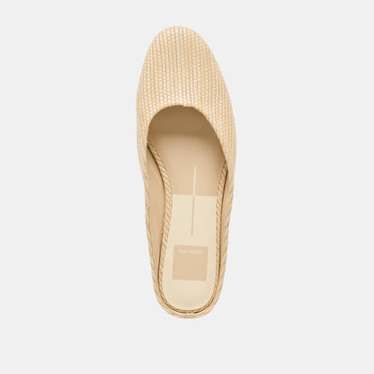 Dolce Vita SHOES Eila Lt Natural Raffia Flats