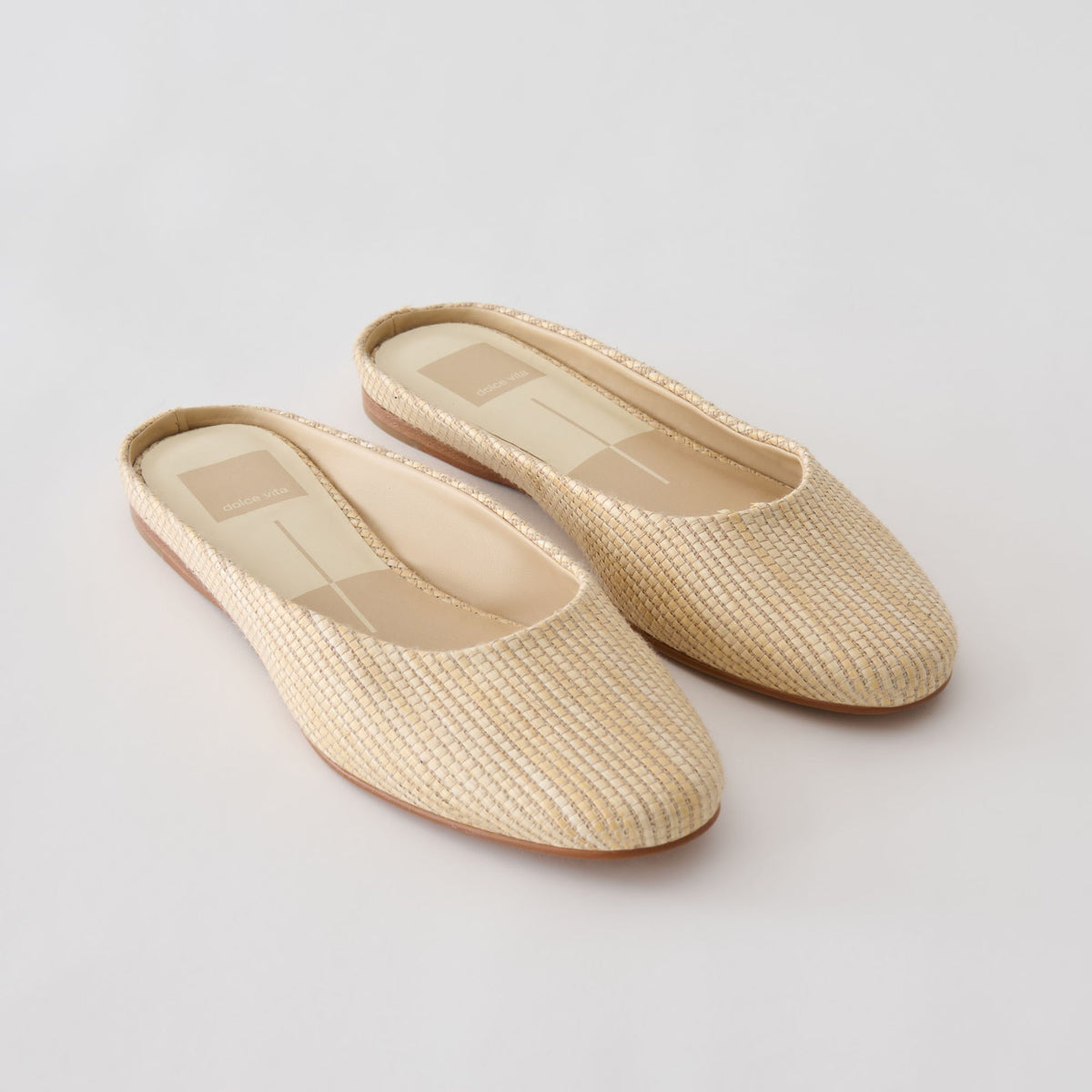 Dolce Vita SHOES Eila Lt Natural Raffia Flats