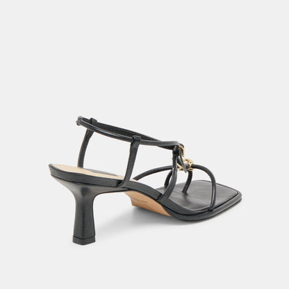 Dolce Vita SHOES Mylee Black Leather Heels