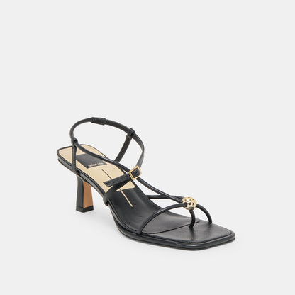 Dolce Vita SHOES Mylee Black Leather Heels