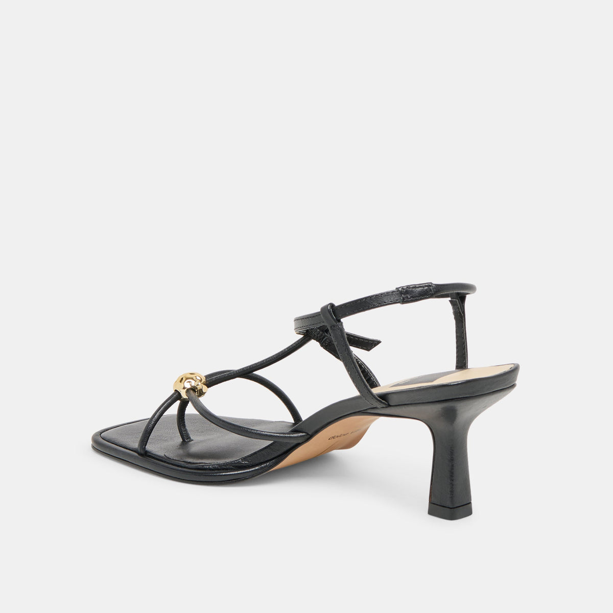 Dolce Vita SHOES Mylee Black Leather Heels