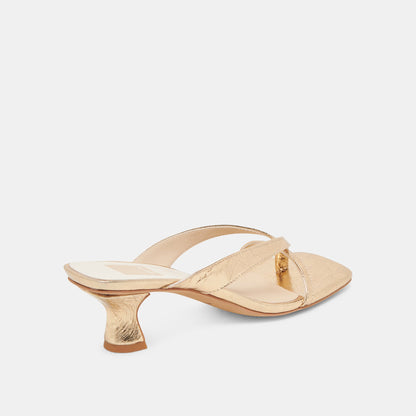 Dolce Vita SHOES BREVEL HEELS GOLD DISTRESSED LEATHER
 – Dolce Vita