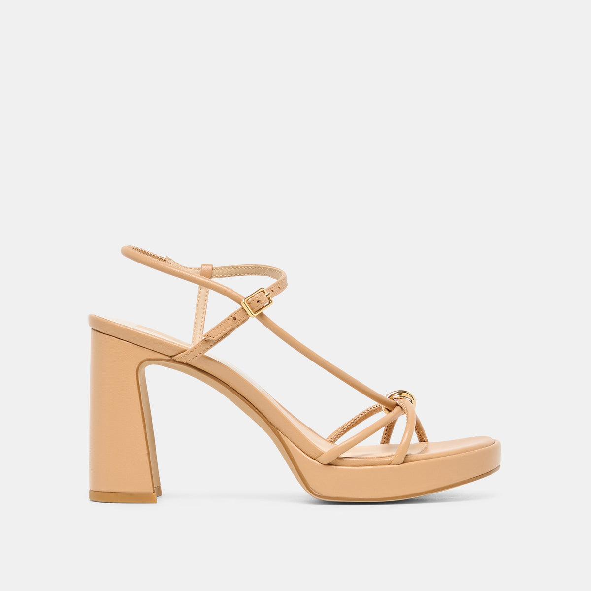 Dolce Vita SHOES Odete Lt Tan Leather Heels