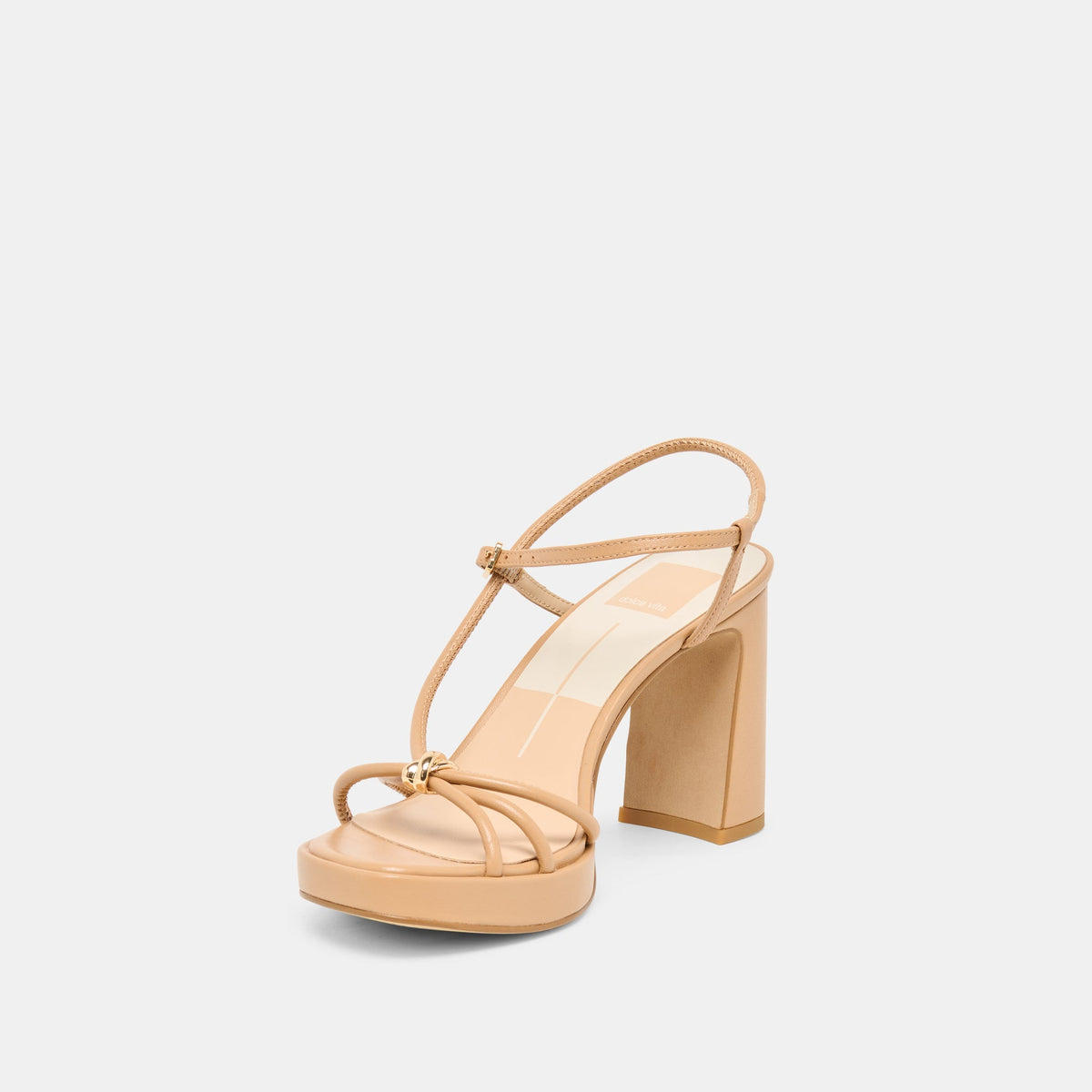 Dolce Vita SHOES Odete Lt Tan Leather Heels