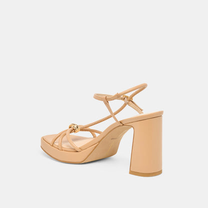 Dolce Vita SHOES Odete Lt Tan Leather Heels