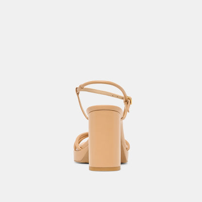 Dolce Vita SHOES Odete Lt Tan Leather Heels