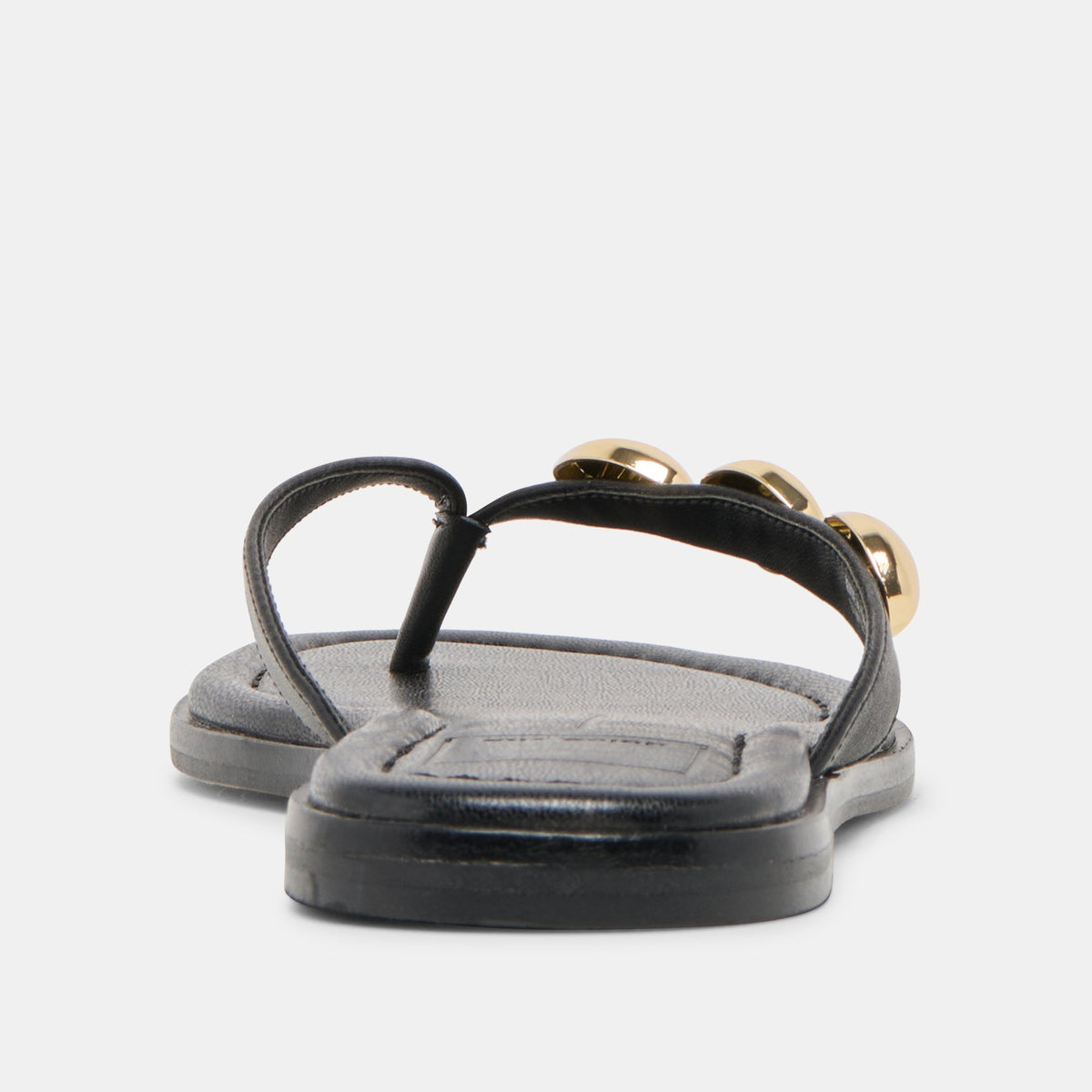 Dolce Vita SHOES Juny Black Leather Sandals