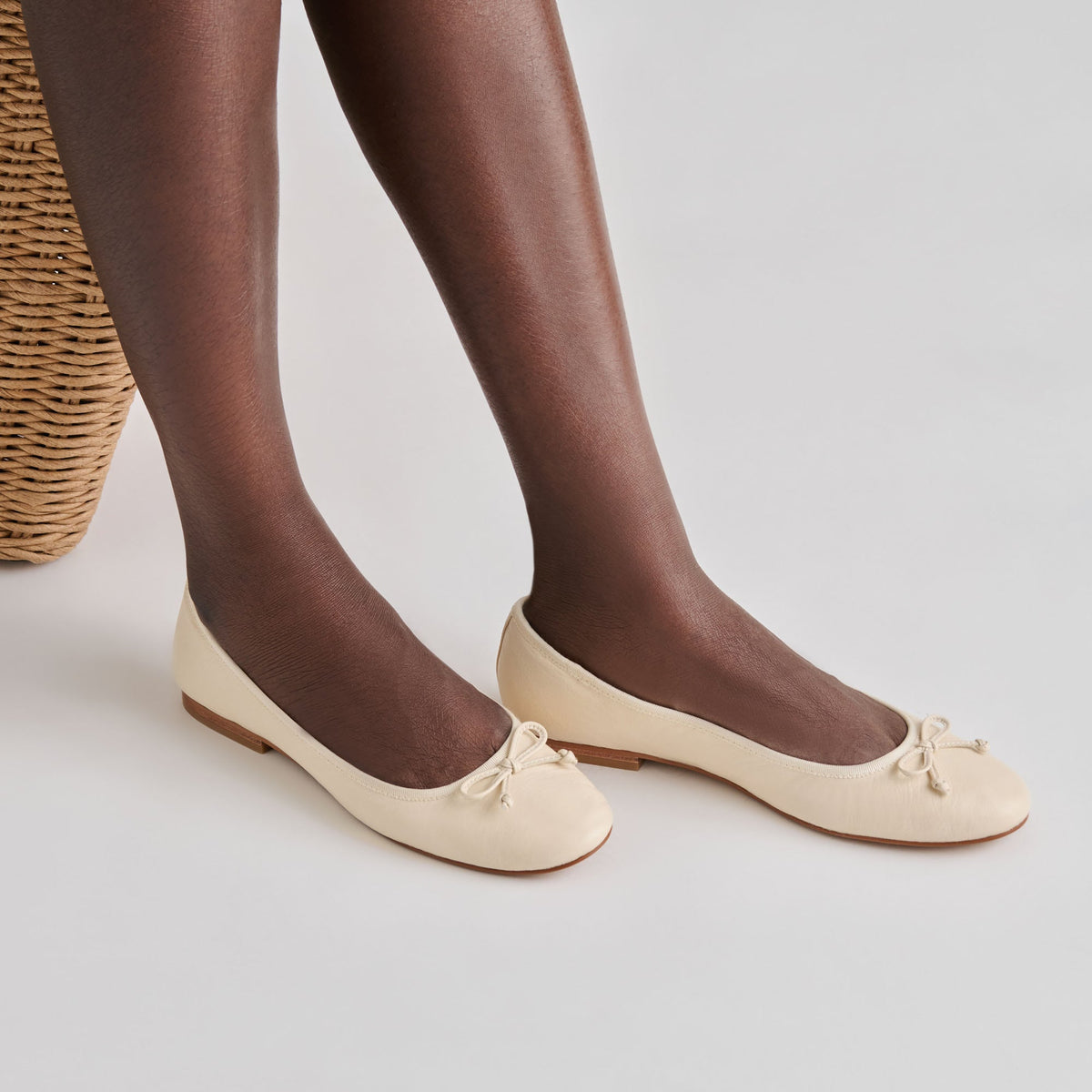 Dolce Vita SHOES Ritla Bone Leather Ballet Flats