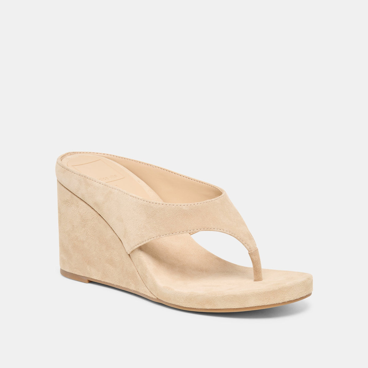 Dolce Vita SHOES Hinna Camel Suede Wedges