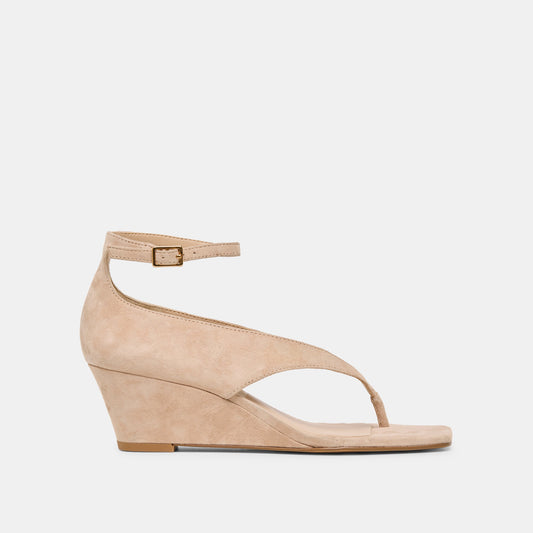 Dolce Vita SHOES Quinny Bamboo Suede Wedges