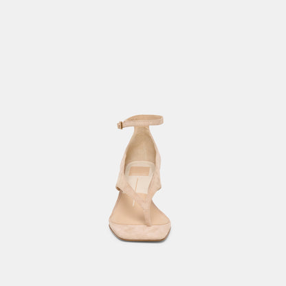 Dolce Vita SHOES Quinny Bamboo Suede Wedges