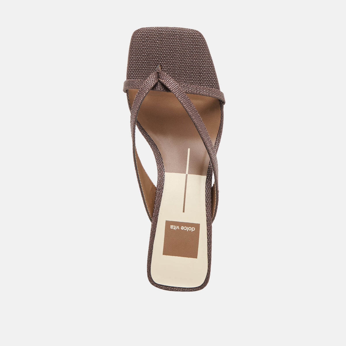 Dolce Vita SHOES Brevel Chocolate Raffia Heels