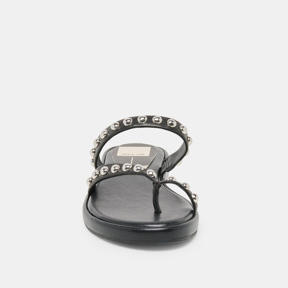 Dolce Vita SHOES Amary Stud Black Leather Sandals