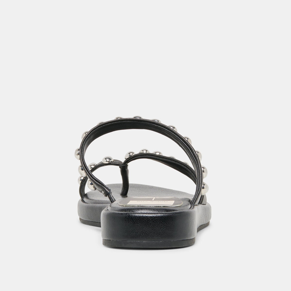 Dolce Vita SHOES Amary Stud Black Leather Sandals