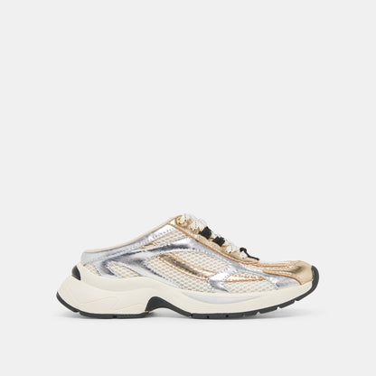 Dolce Vita SHOES SWAYZY Metallic Multi Leather Platform Slip-on Sneakers