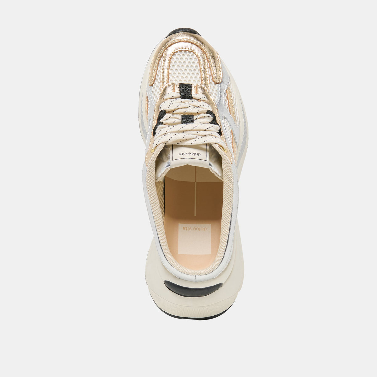 Dolce Vita SHOES SWAYZY Metallic Multi Leather Platform Slip-on Sneakers