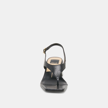 Dolce Vita SHOES Yves Black Leather Heels