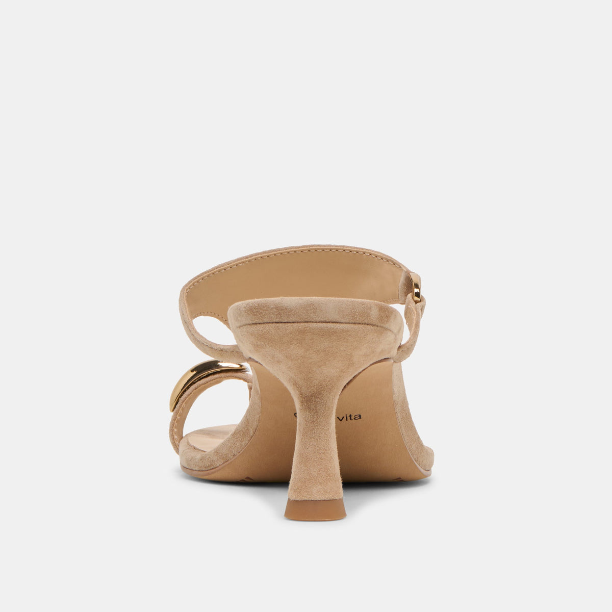 Dolce Vita SHOES Derrel Camel Suede Heels