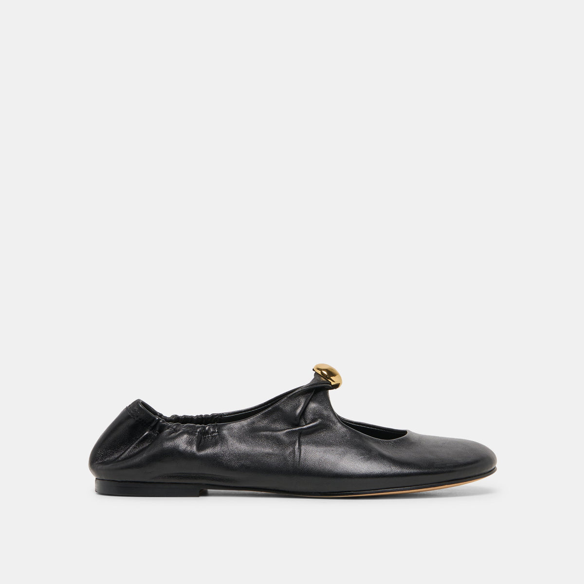 Dolce Vita SHOES Cornel Black Leather Flats