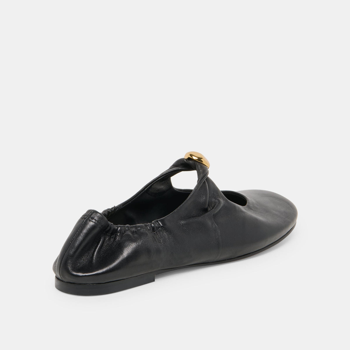 Dolce Vita SHOES Cornel Black Leather Flats