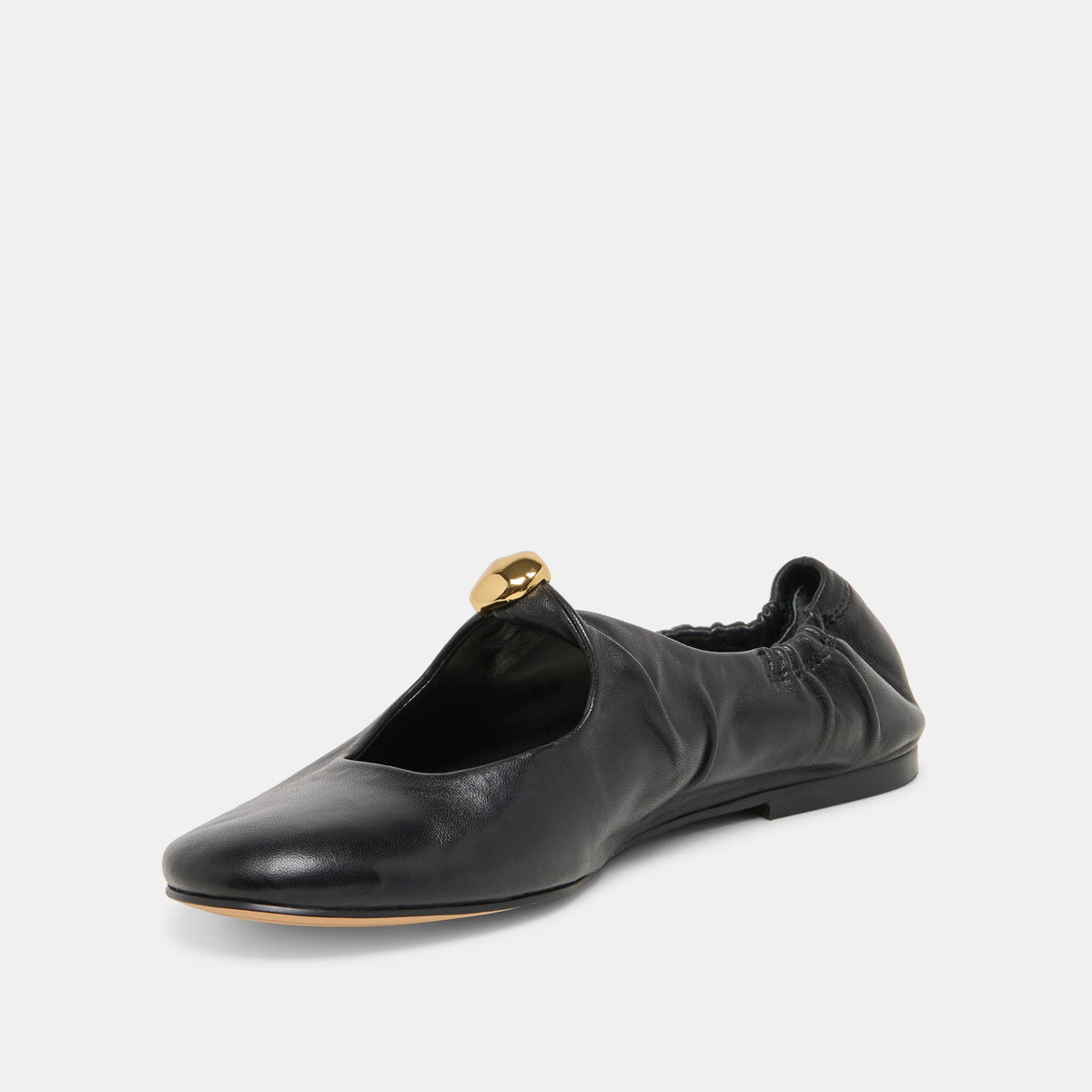 Dolce Vita SHOES Cornel Black Leather Flats