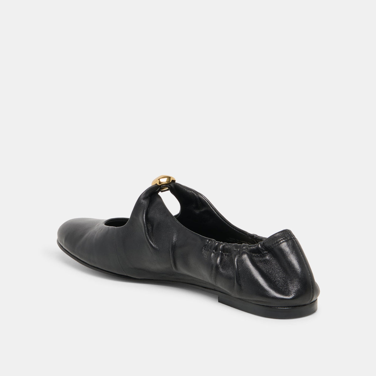Dolce Vita SHOES Cornel Black Leather Flats