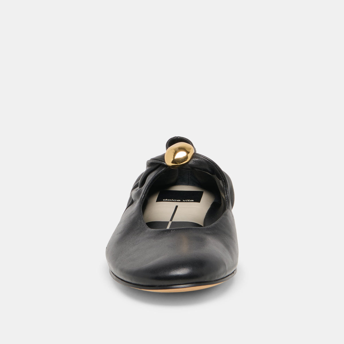 Dolce Vita SHOES Cornel Black Leather Flats