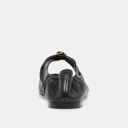 Dolce Vita SHOES Cornel Black Leather Flats
