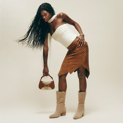 Dolce Vita SHOES Vergil Camel Suede Boots