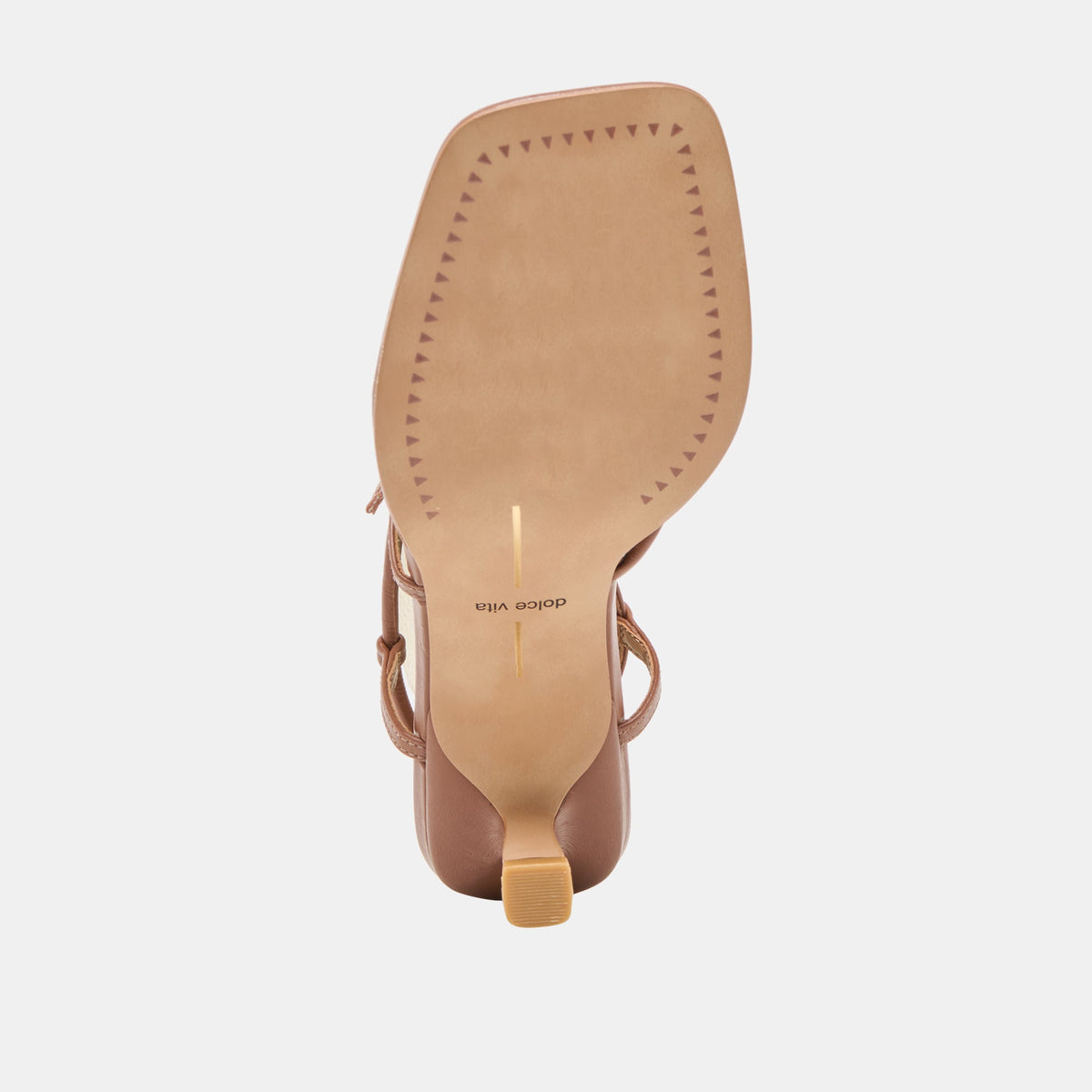 Dolce Vita SHOES Mylee Cognac Leather Heels