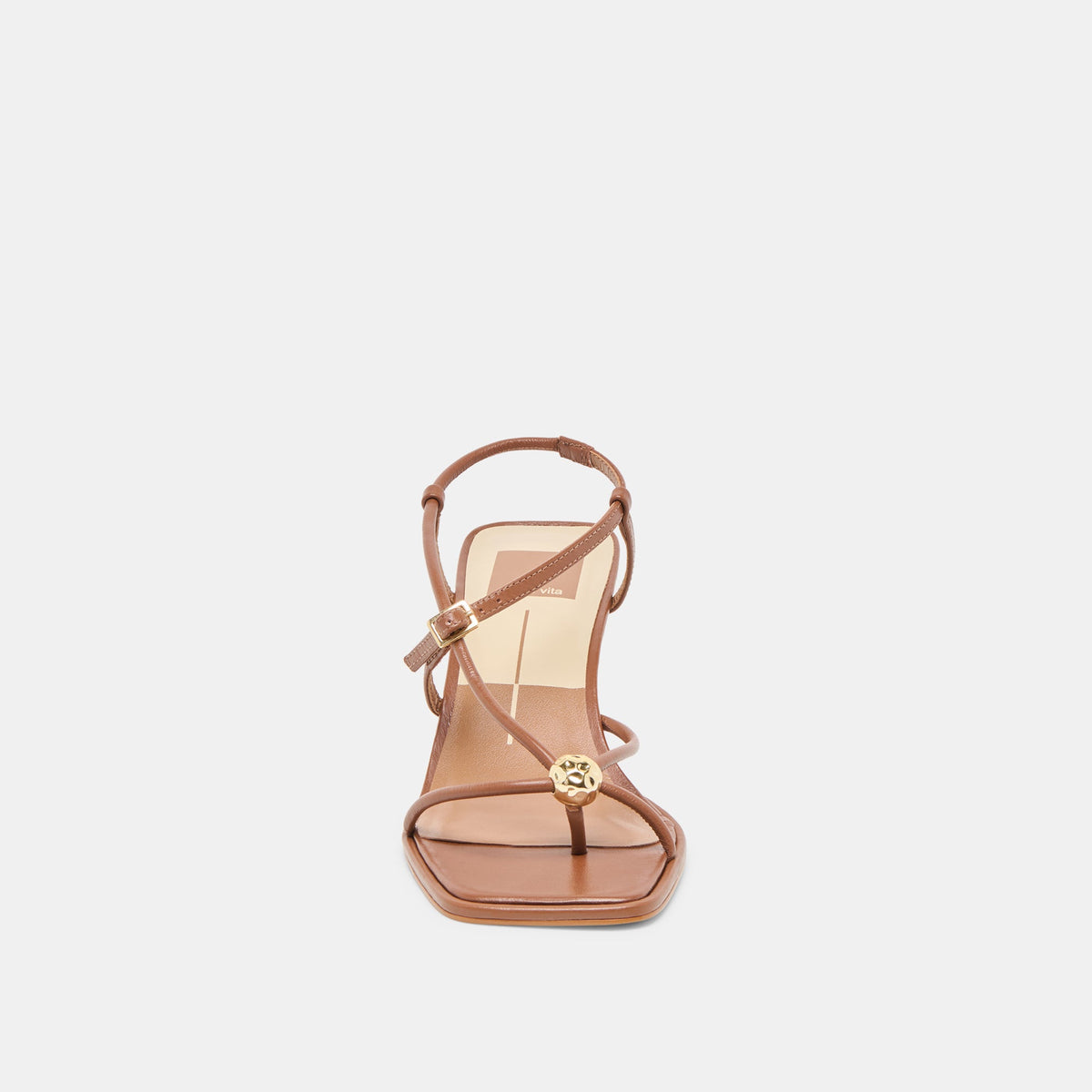Dolce Vita SHOES Mylee Cognac Leather Heels