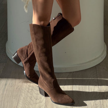 Dolce Vita SHOES Virona H2O Waterproof Dk Brown Suede Boots