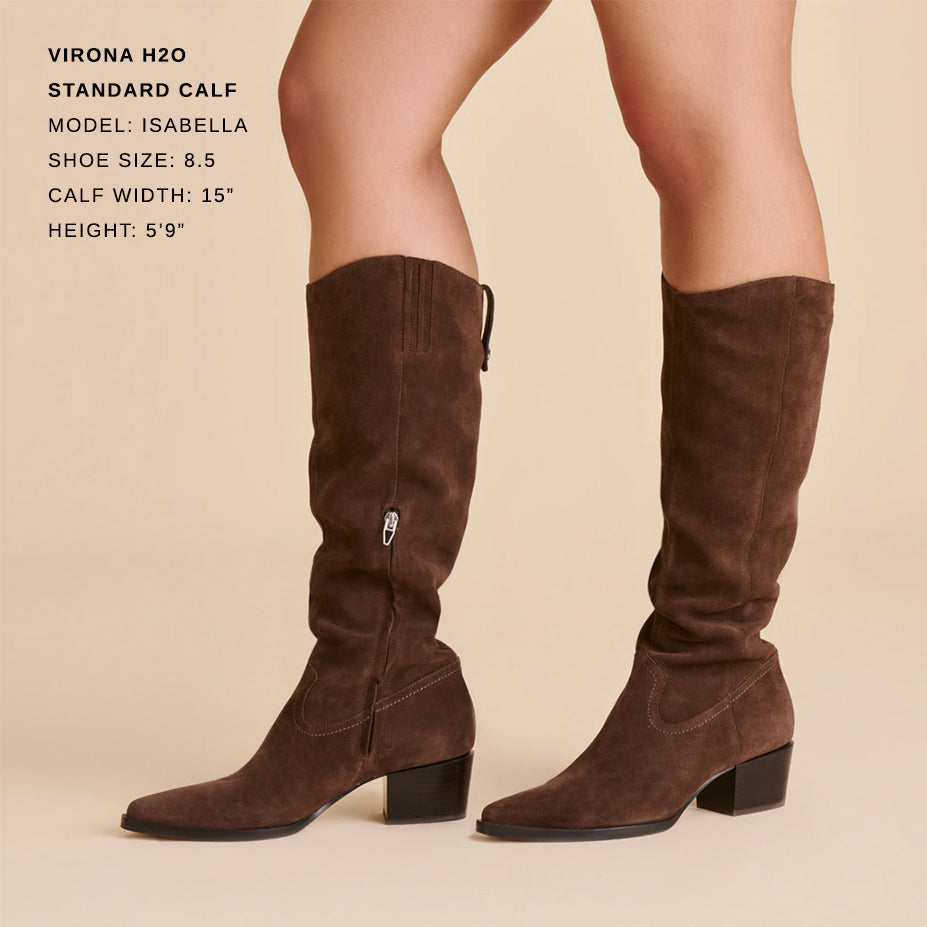 Dolce Vita SHOES Virona H2O Waterproof Dk Brown Suede Boots