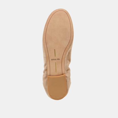 Dolce Vita SHOES Cornel Camel Suede Flats