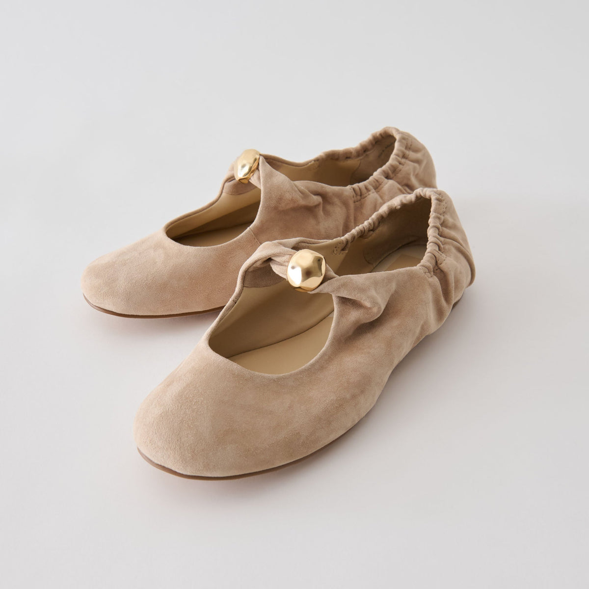 Dolce Vita SHOES Cornel Camel Suede Flats
