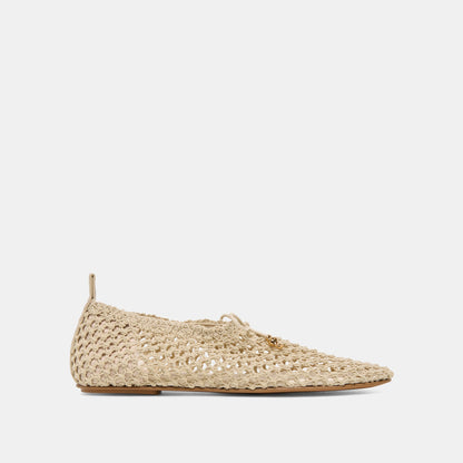 Dolce Vita SHOES Kaylyn Oatmeal Crochet Flats