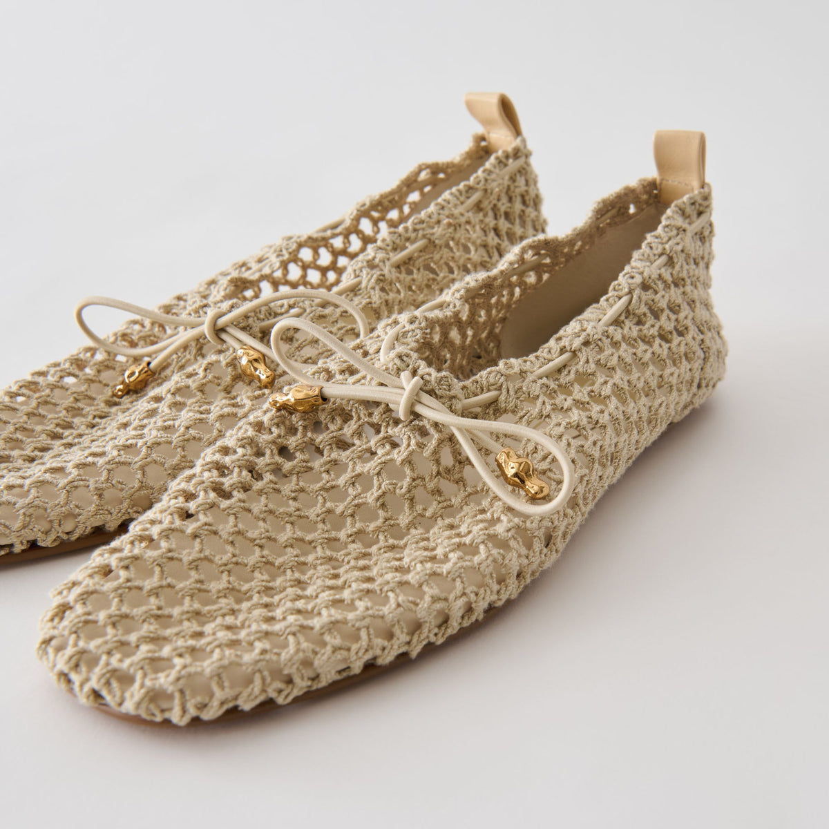 Dolce Vita SHOES Kaylyn Oatmeal Crochet Flats