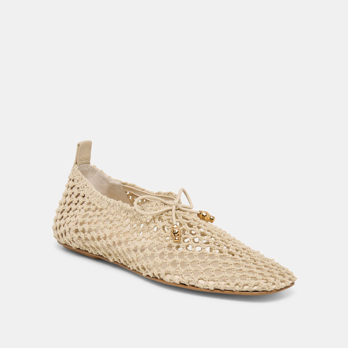 Dolce Vita SHOES Kaylyn Oatmeal Crochet Flats