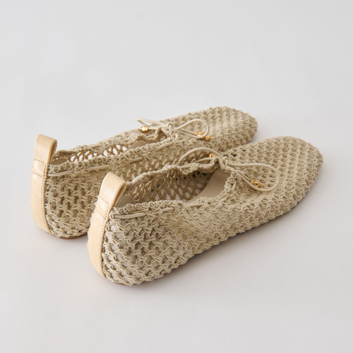 Dolce Vita SHOES Kaylyn Oatmeal Crochet Flats
