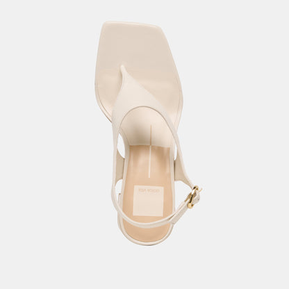 Dolce Vita SHOES Yves Ivory Leather Heels
